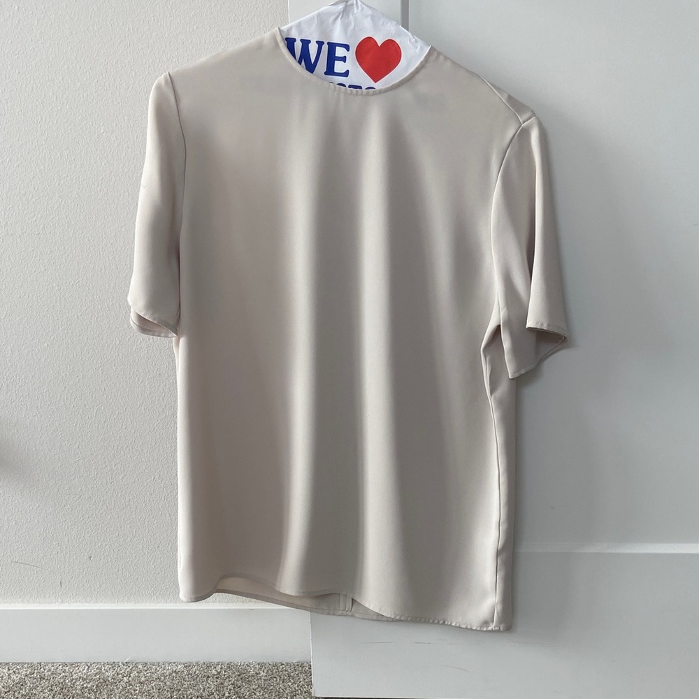 Aritzia beige shirt